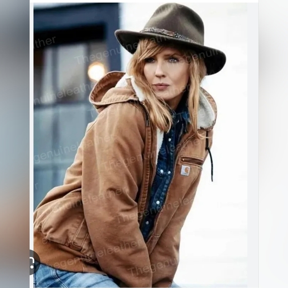 Carhartt Womens Small Weathered Wildwood Duck Jacket - Picture 7 of 7